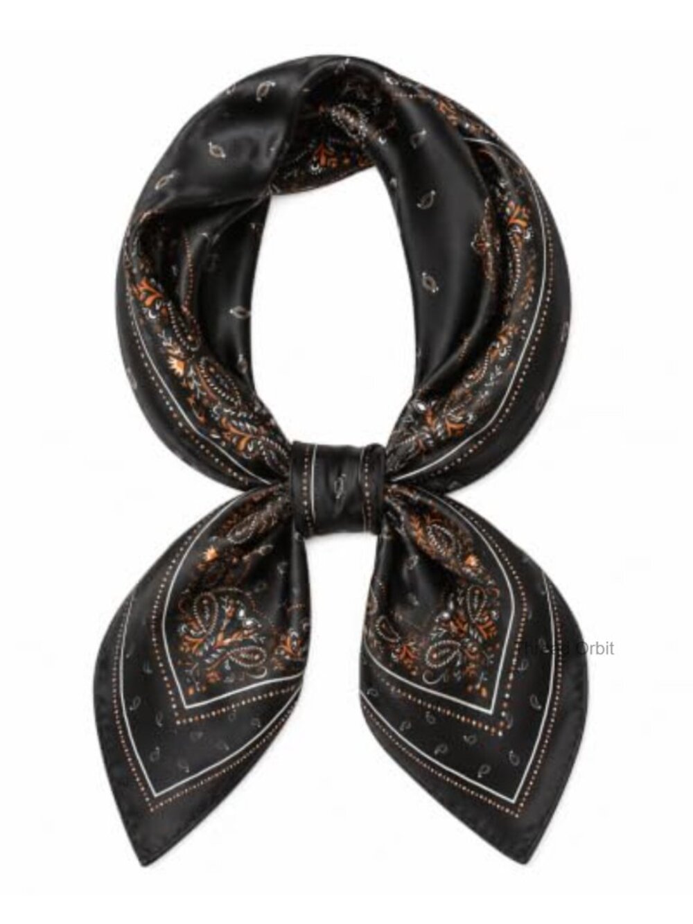Satin Square Scarf 27.5 Inch Silk Like Bandana Neck Hair Wrap Lightweight